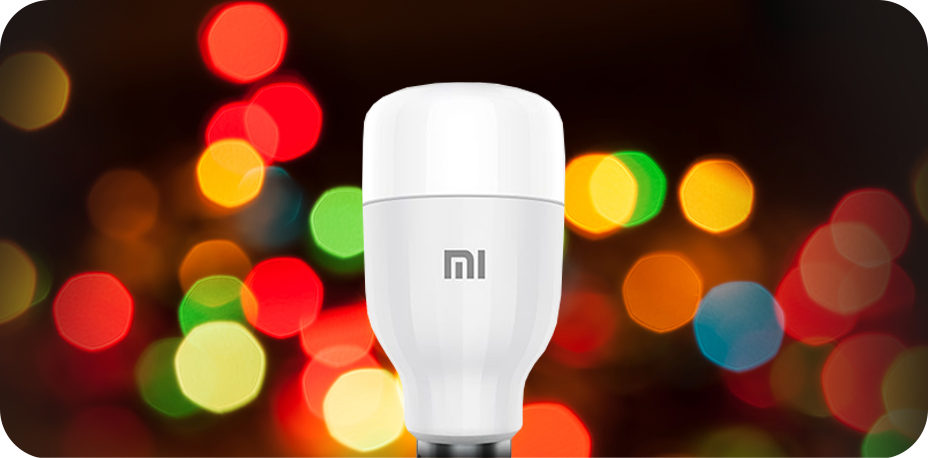 Kolorowa, inteligentna żarówka Xiaomi Mi Smart Bulb Essential